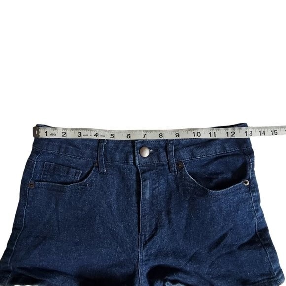 Forever 21 blue jean denim shorts sz 28 - Picture 8 of 12